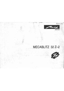 Metz 32 Z 2 manual. Camera Instructions.